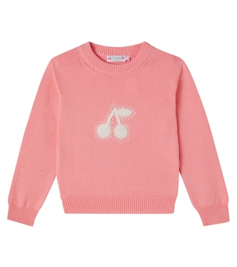 Liesel embroidered cotton sweater | Bonpoint