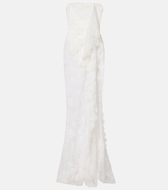 Floating draped lace gown | Christopher Esber
