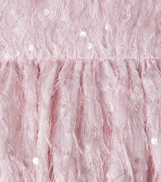 Fringed sequined skirt | Monnalisa