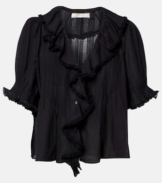 Henri cotton voile top | Dôen