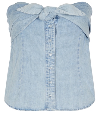 Leia denim bustier | Rta
