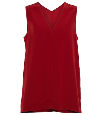 Silk crêpe de chine top | Joseph