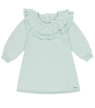 Bébé – Robe en coton et laine | Chloé Kids