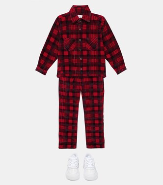 Camisa de pana de algodón a cuadros | ERL Kids
