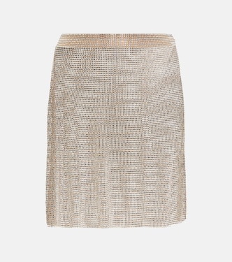 Crystal-embellished miniskirt | Giuseppe di Morabito