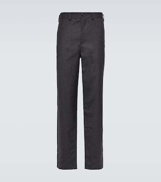 Pantalones slim de lana y mohair | Undercover