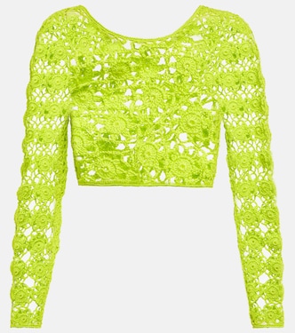Bella crochet cotton crop top | Anna Kosturova