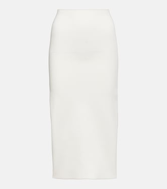 VB Body high-rise knit midi skirt | Victoria Beckham