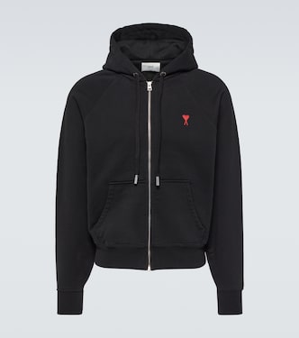 Kapuzenjacke Ami de Cœur aus Baumwoll-Jersey | Ami Paris