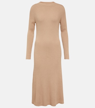 Robe midi en soie mélangée | Joseph