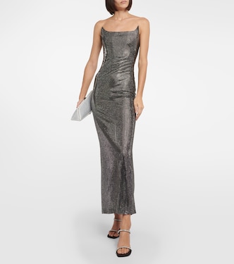 Verzierte Robe aus Mesh | Giuseppe di Morabito