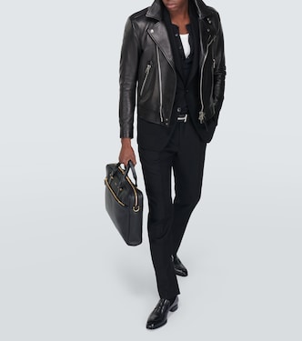 Camiseta Henley acanalada de jersey | Tom Ford