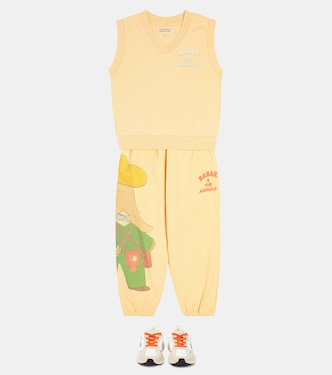 Elephant cotton and linen sweatpants | The Animals Observatory