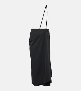 Virgin wool wrap skirt | Lemaire