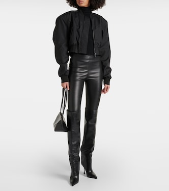 Cropped bomber jacket | Wardrobe.NYC