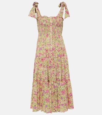 Triny floral midi dress | Poupette St Barth
