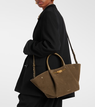 New York Midi grained leather tote bag | DeMellier