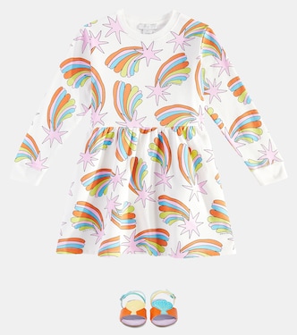 Abito in cotone con stampa | Stella McCartney Kids