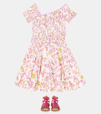 Bedrucktes Kleid Soledad | Poupette St Barth Kids