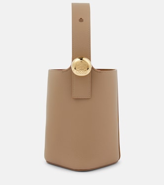 Bucket-Bag Pebble Mini aus Leder | Loewe