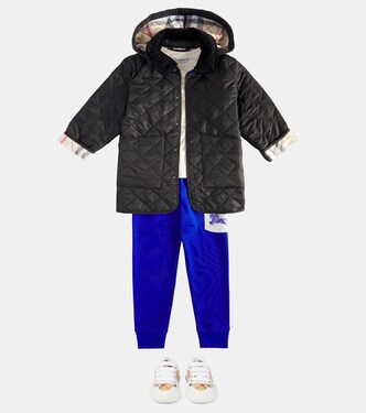 Sneakers in pelle Burberry Check | Burberry Kids