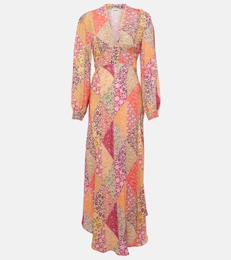 Vestido largo Trula de crepé | Rixo
