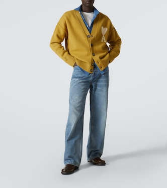 Cardigan Ami De Cœur en laine vierge | Ami Paris