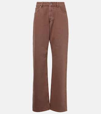 Logo wide-leg jeans | Miu Miu