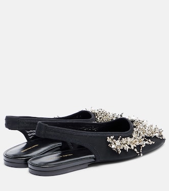 Embellished slingback flats | Dries Van Noten