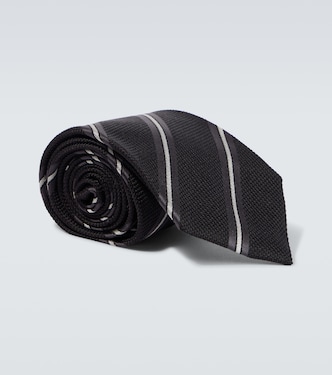 Striped silk tie | Tom Ford