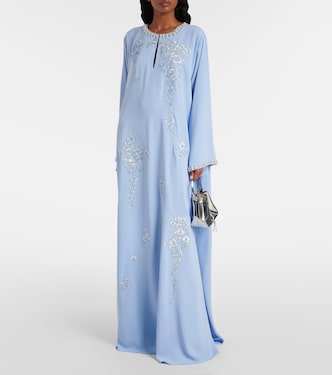Verzierter Kaftan aus Crêpe | Carolina Herrera