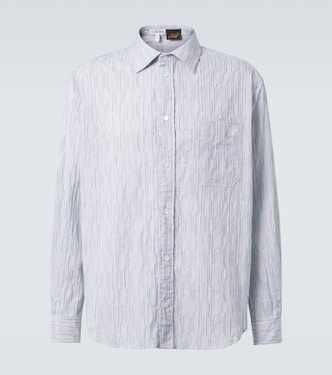 Paula's Ibiza striped cotton-blend shirt | Loewe