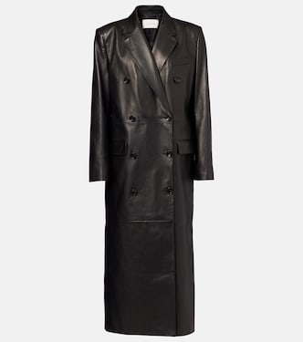 Double-breasted leather coat | Magda Butrym