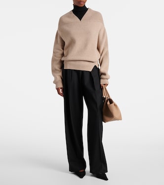 High-rise wide-leg pants | Victoria Beckham