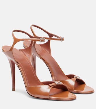 Adut 105 patent leather sandals | Amina Muaddi