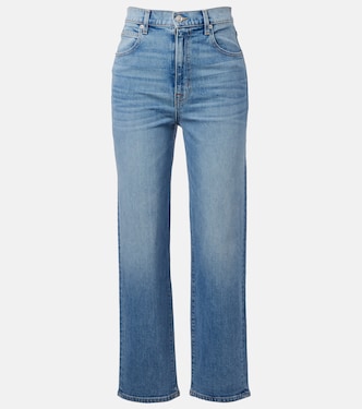 London cropped high-rise straight jeans | Slvrlake