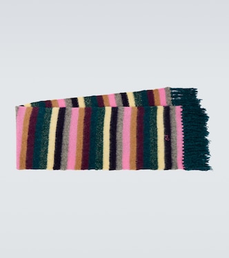 Écharpe rayée en laine d'alpaga et mohair | ERL
