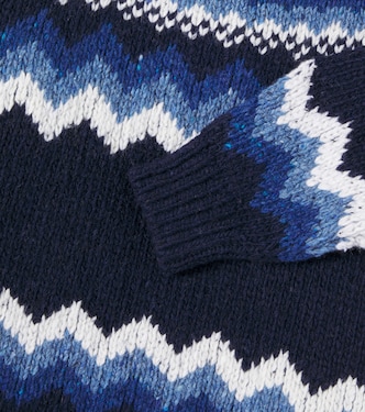 Lucas jacquard wool-blend sweater | The New Society
