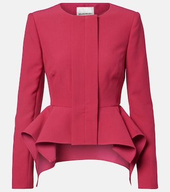 Peplum crêpe jacket | Roland Mouret