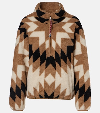 Harlow printed teddy jacket | The Upside