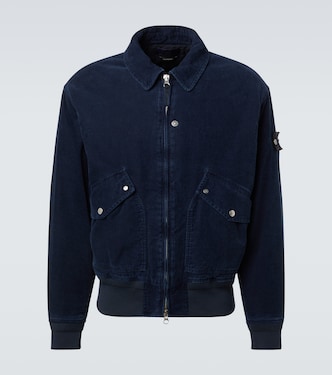 Compass cotton-blend corduroy blouson | Stone Island
