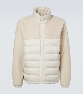 Mistral fleece-paneled down jacket | Moncler