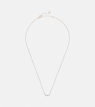 14kt gold (585/1000) necklace with diamonds | Mateo