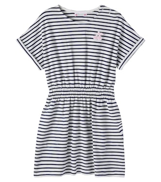 Striped cotton dress | Bonpoint