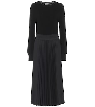 Wool midi dress | Moncler