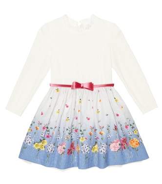 Floral brocade dress | Monnalisa