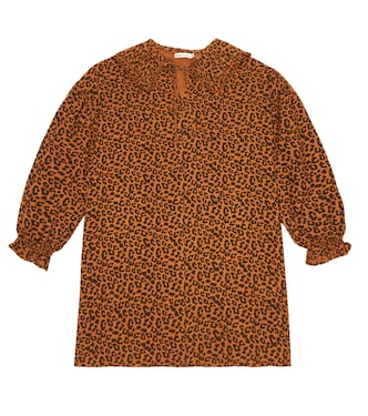 Federica leopard-print cotton dress | The New Society