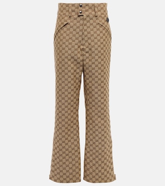 GG cotton canvas flared pants | Gucci