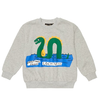 Printed cotton jersey sweater | Mini Rodini