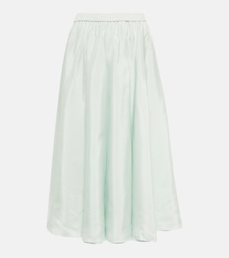 Falda midi Smithfield de seda | Joseph